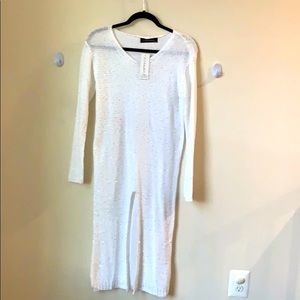 Front slit long sweater 💧💧💧💧💧💧💧